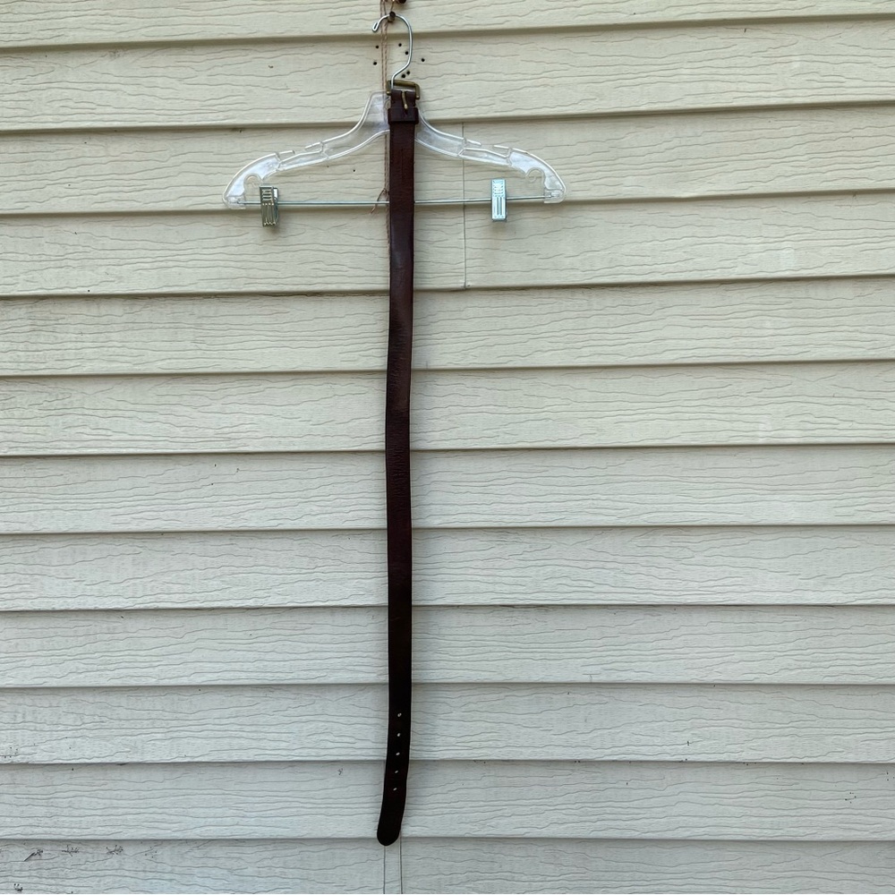 Ralph Lauren Rich Brown Leather Belt